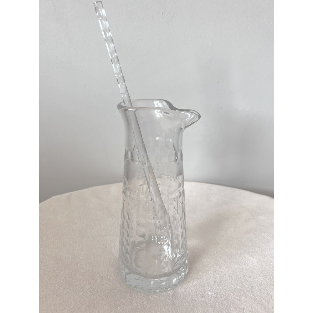 William Yeoward Ernestine 9 1/2" Martini Pitcher W/ Stir Crystal